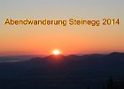 23 Abendwanderung Steinegg